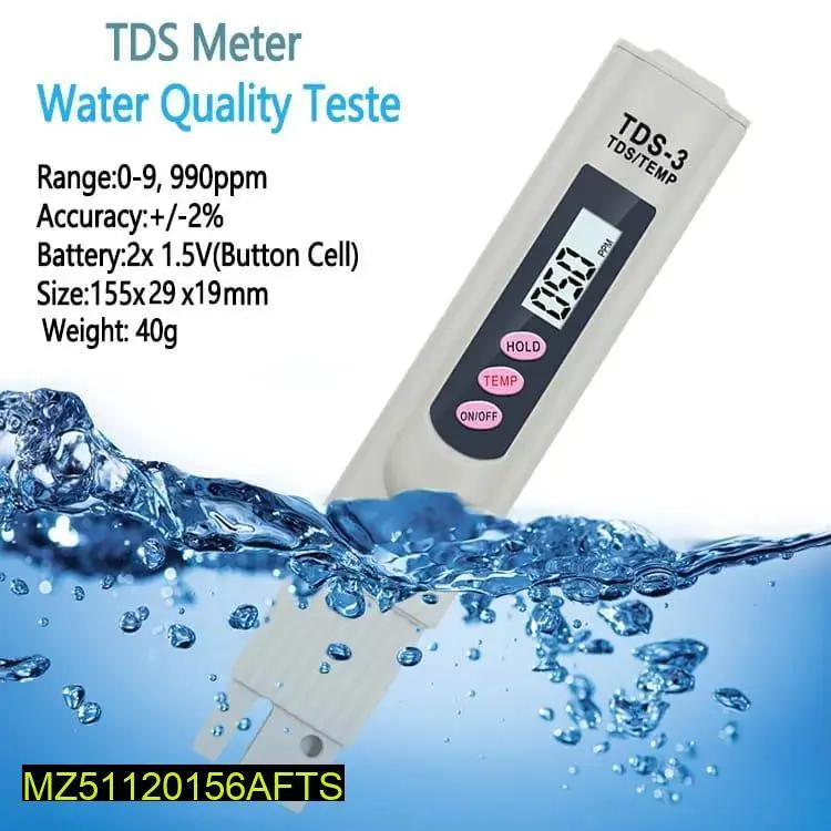 Digital Water Testing Pen | TDS Meter for Clean Water Check